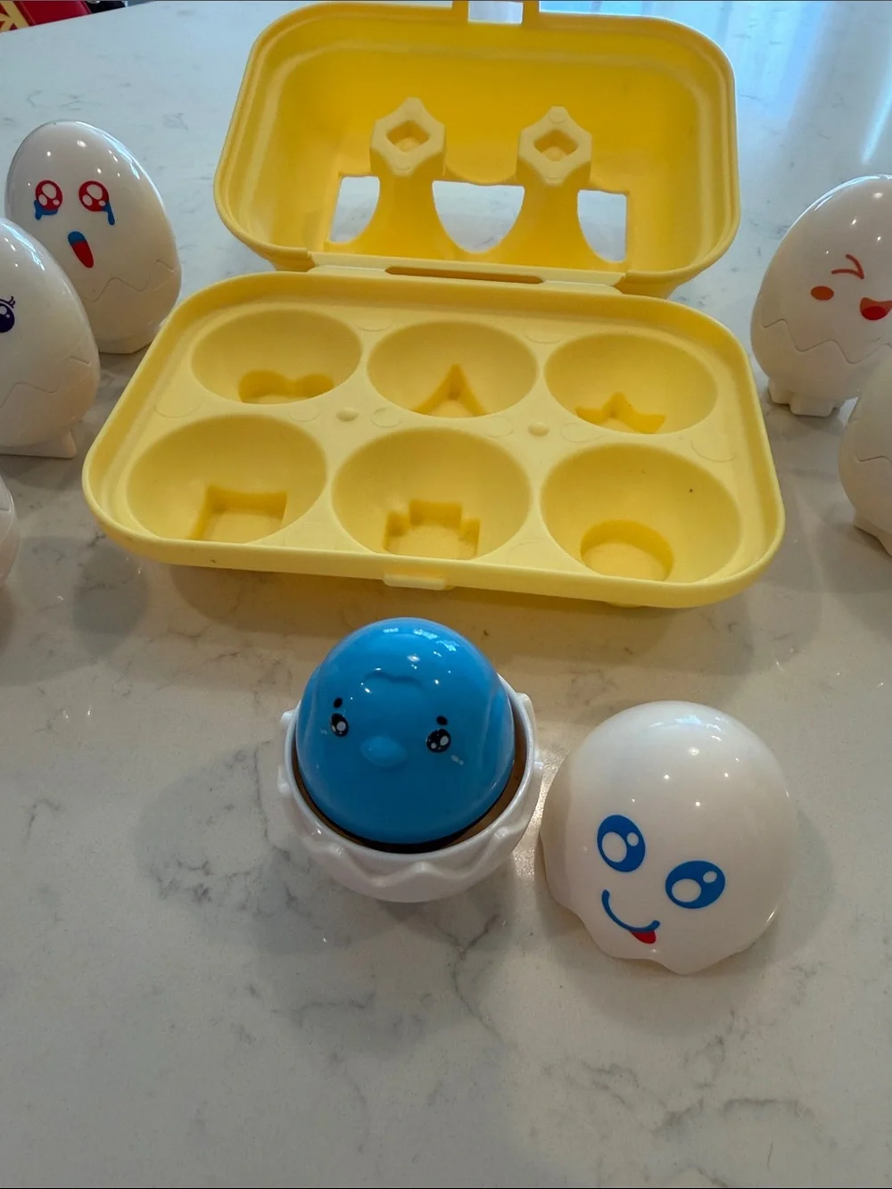 Yellow Egg Surprise Face Toy Set - 6-Pack